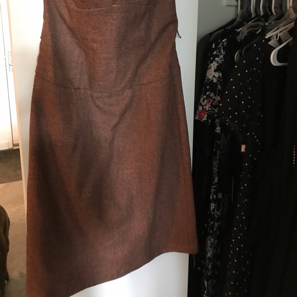 Anthropologie Tweed Strapless Shift Dress - Picture 5 of 7